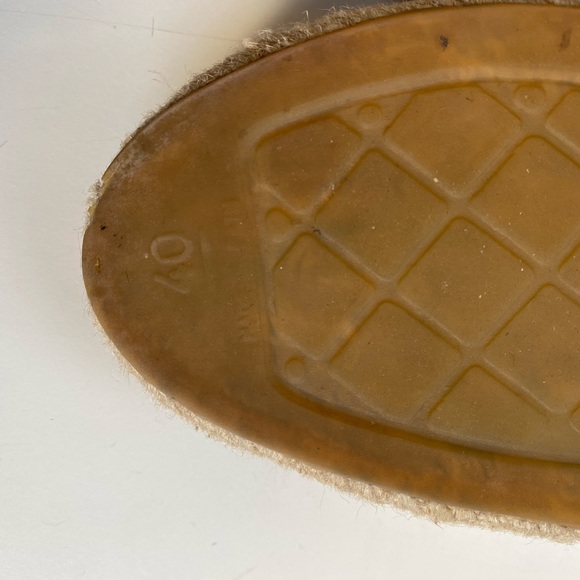 Chanel Full Set CC espadrilles lamb leather nude 40 - Picture 12 of 16